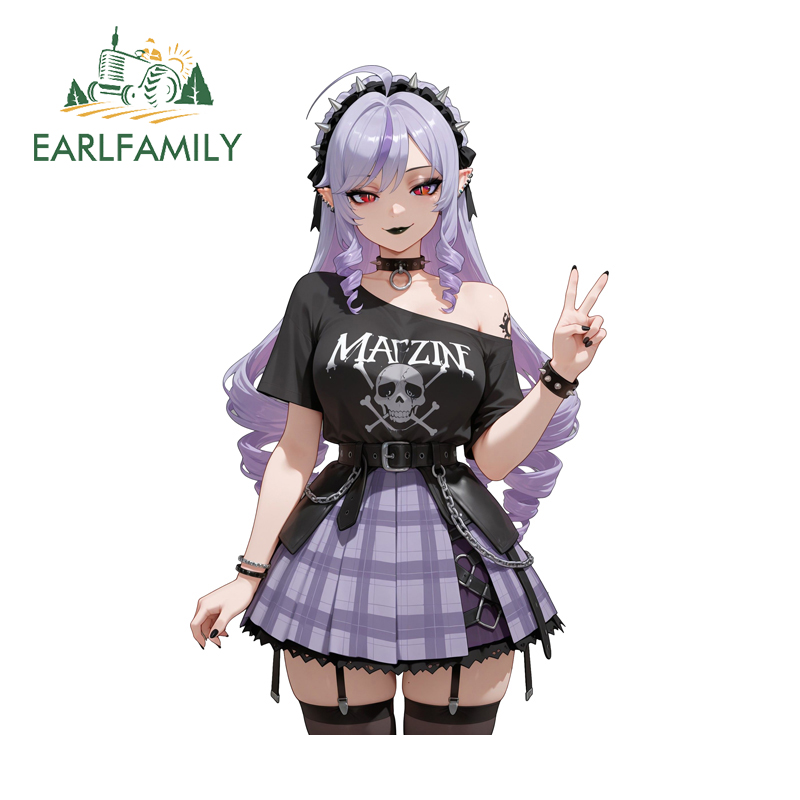 Car Accessories Zone - EARLFAMILY Zenless Zone Zero ゴシックガールステッカー DIY