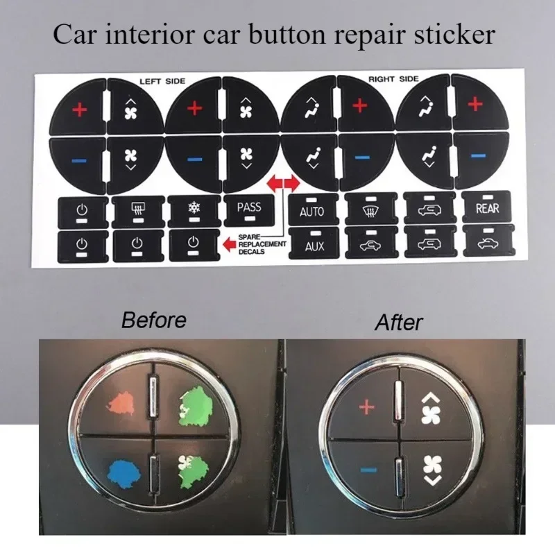Car Accessories On Amazon - 車の窓ボタンクリエイティブスイッチステッカーリフターノベルティデカール車のインテリアステッカー装飾オートアクセサリー