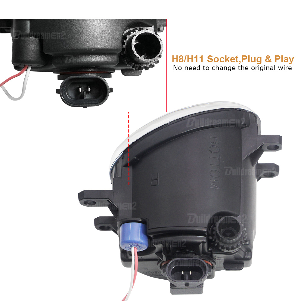 Toyota prius、天使の目のLEDフォグライト、h1 - Car Accessories Xcent のレビューと価格