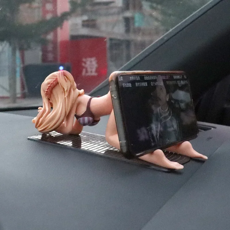 アニメガール車載スマホホルダー ダッシュボード装飾 ビキニバ - Car Accessories Bangkok のレビューと価格