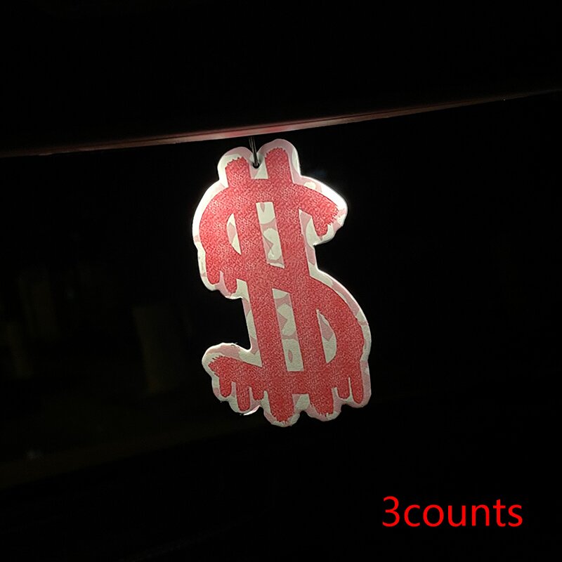 ピンクガールズのお気に入りドル札デザイン、フリージアとイング - Car Accessories Juicy Couture のレビューと価格