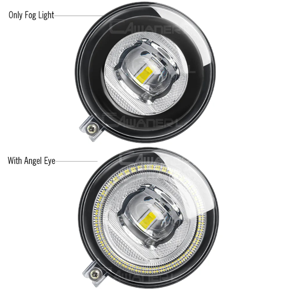 2 × 30 ワット 6000LM LED エンジェルアイフ - Car Accessories Xcent のレビューと価格