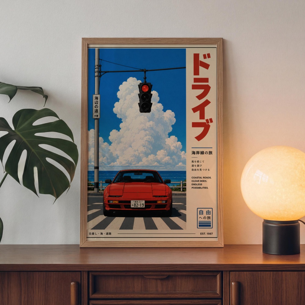 日本のカーアクセサリー レトロスポーツカー 東京の夜景 キャ - Car Accessories In Tokyo のレビューと価格
