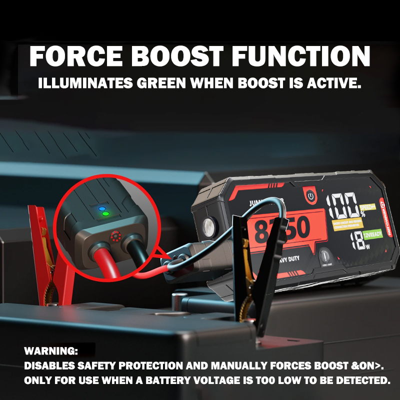 8250A 12V 車用ジャンプスターター ポータブルカーバ - Portable Jump Starter のレビューと価格
