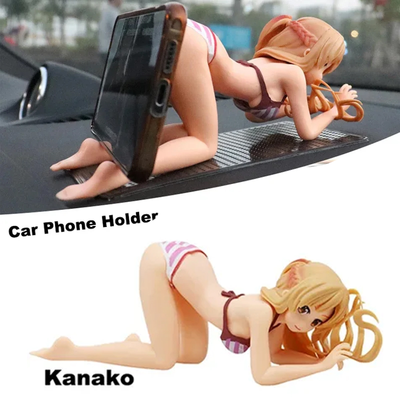 車のダッシュボード装飾電話ホルダービキニビーチガール漫画アニ - Car Accessories Bangkok のレビューと価格